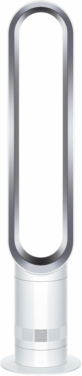 Dyson Cool AM07 Bladeless Tower Fan – Powerful Air Multiplier Cooling for Large Rooms, Quiet Operation, 10 Speed Levels, 70° Oscillation