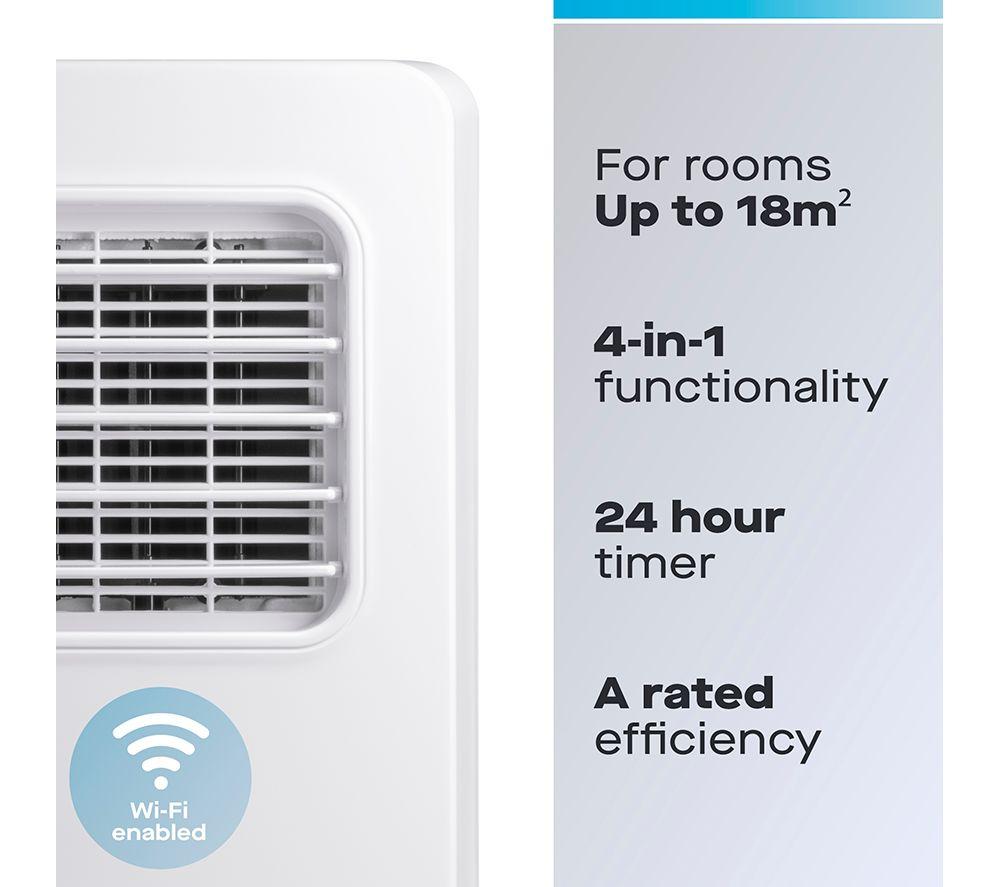 DAEWOO COL1600GE 9000 BTU Smart Air Conditioner Heater & Dehumidifier