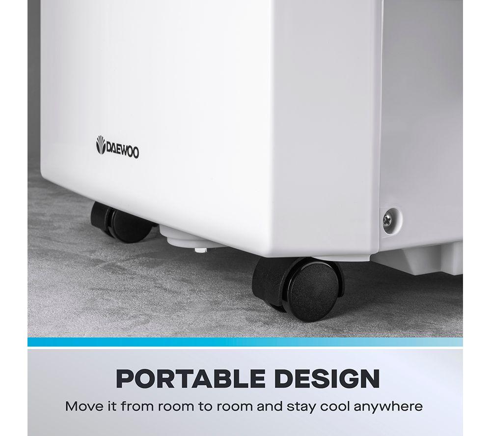 DAEWOO COL1600GE 9000 BTU Smart Air Conditioner Heater & Dehumidifier