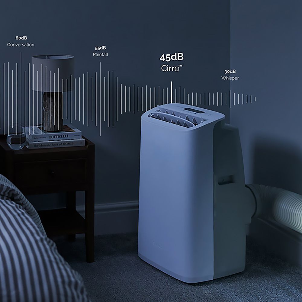 Meaco Cirro+ 16000 BTU Portable Air Conditioner – Inverter, Cooling & Heating, 42dB