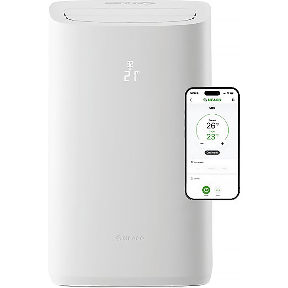 Meaco Cirro+ 14000 BTU Portable Air Conditioner – Inverter Cool & Heat, Smart App