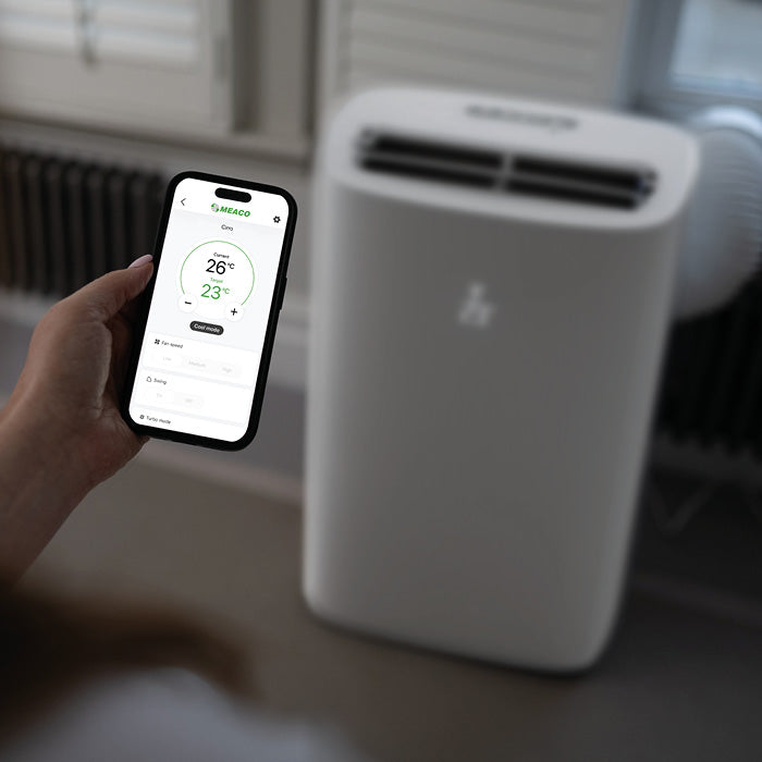Meaco Cirro™ 12000 BTU Super Quiet Smart Portable Air Conditioner - Cooling Only - CIRRO12000PRO