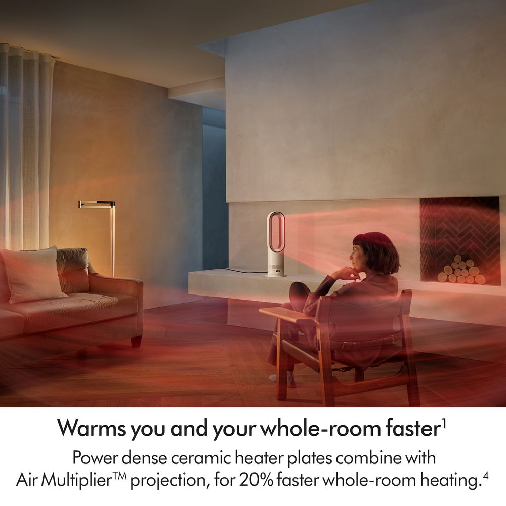 Dyson Hot+Cool HF1 Tower Fan Heater – Air Multiplier, Smart Control
