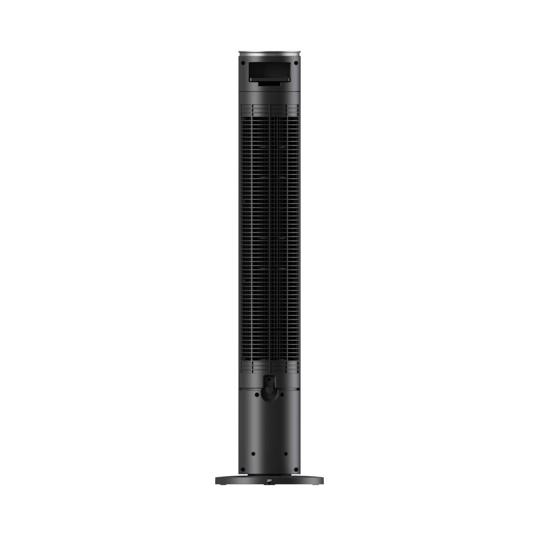 Devola Platinum 38 Inch Tower Fan with Remote, Black & Silver - DVTF38PBS