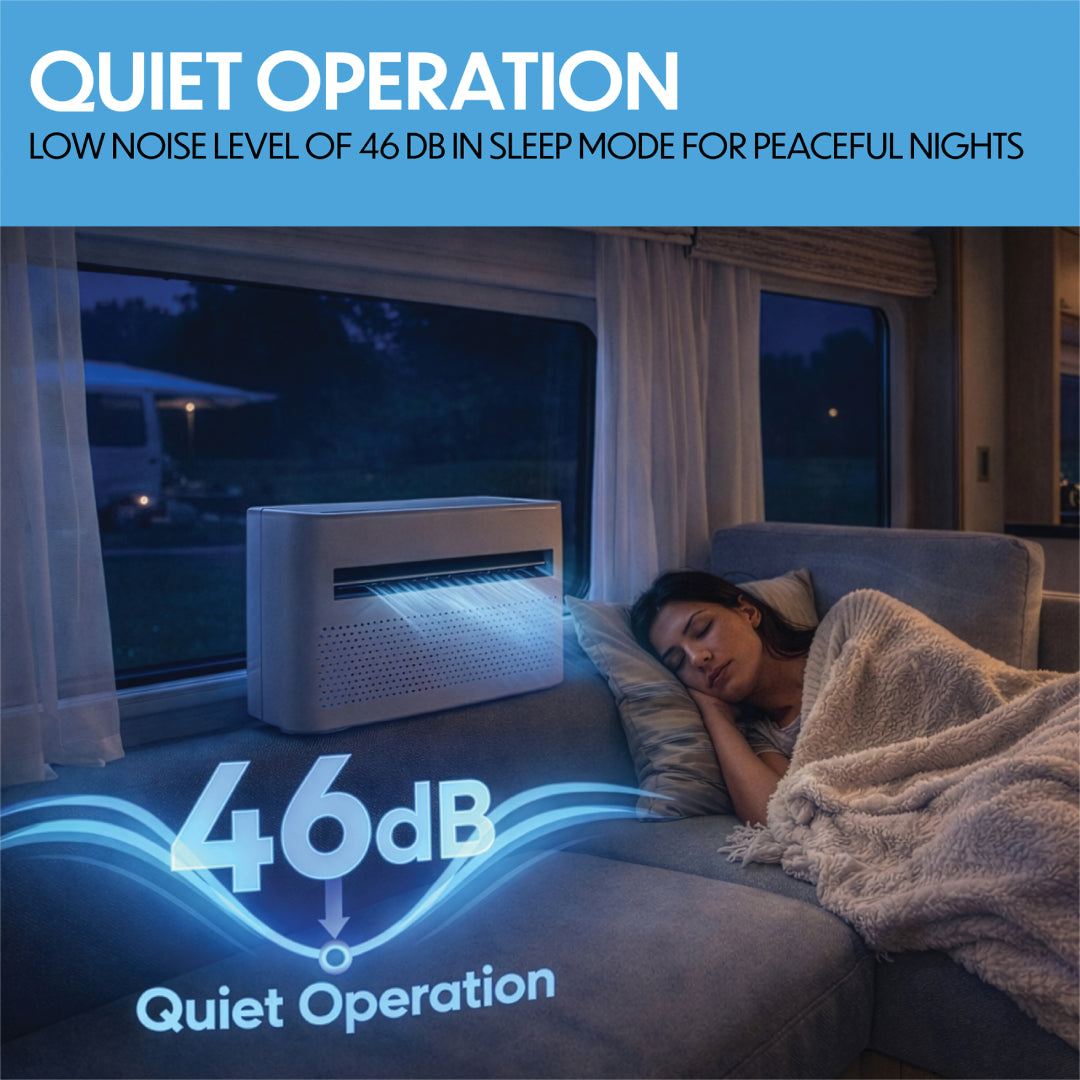 Prem-i-air 3-in-1, 5,000 BTU Split Air Conditioner with 24 Hour Timer and App Control - EH1962