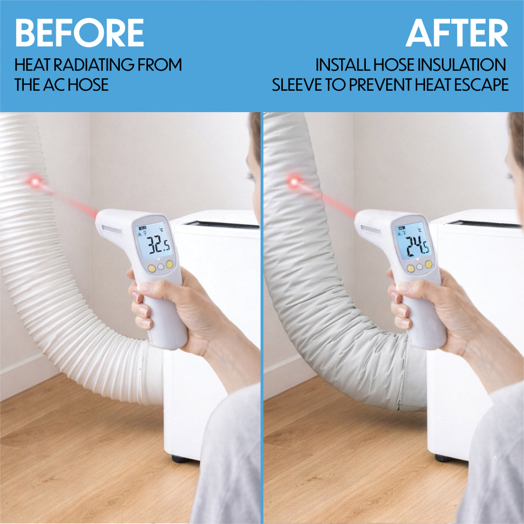 Prem-i-air 1.5m Insulated Exhaust Hose Sleeve - for Portable Air Conditioners - EH5940