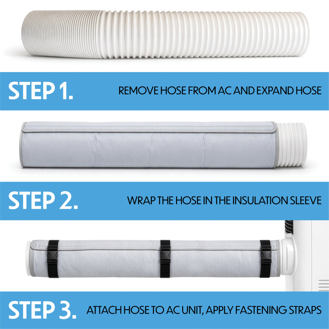 Prem-i-air 1.5m Insulated Exhaust Hose Sleeve - for Portable Air Conditioners - EH5940