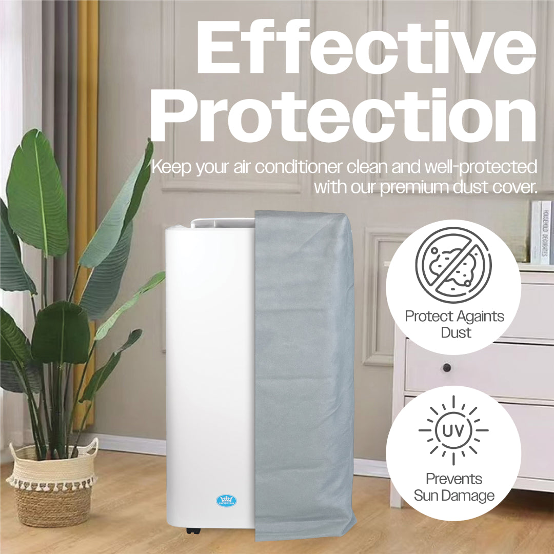 Prem-i-air 4-in-1, 12,000 Btu Portable Air Conditioner, with Remote, WiFi & Dust Cover, White