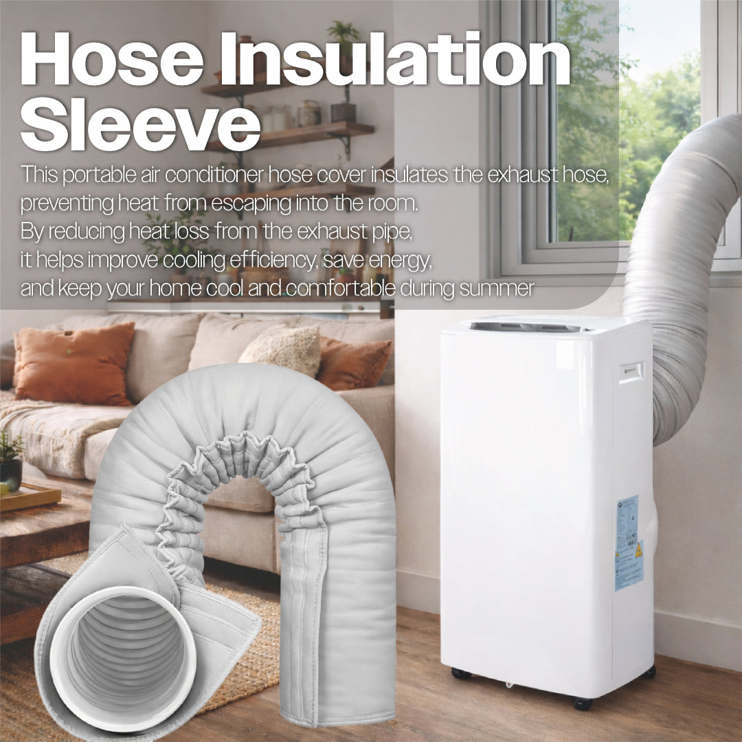 Prem-i-air 4-in-1, 12,000 Btu Portable Air Conditioner, with Remote, WiFi & Dust Cover, White