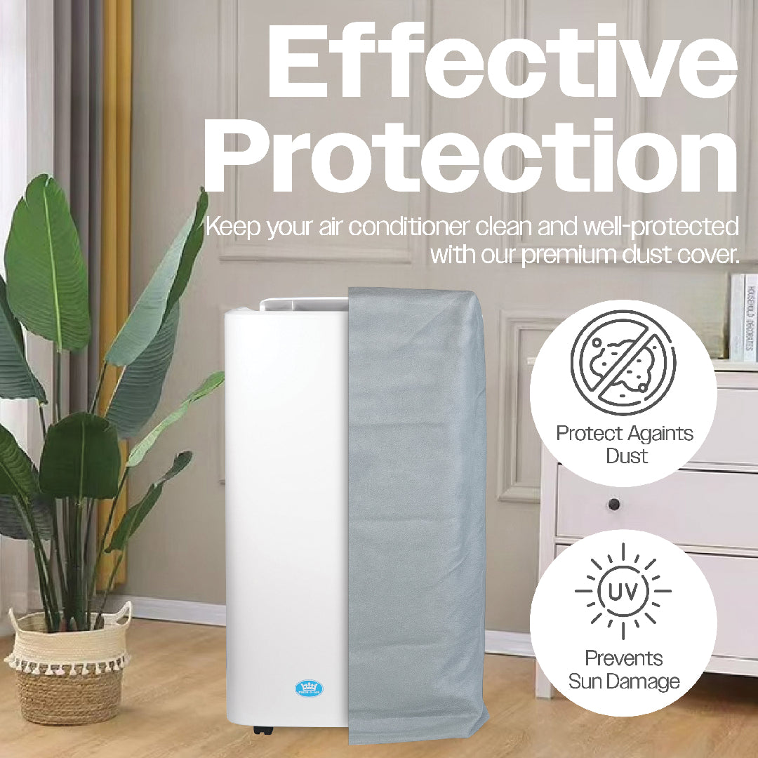 Prem-i-air 4-in-1, 14,000 Btu Portable Air Conditioner with Remote, WiFi & Dust Cover, White