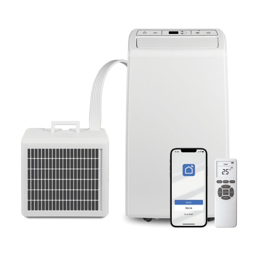 Prem-i-air 4-in-1 12,000 BTU Split Air Conditioner with 24 Hour Timer and App Control