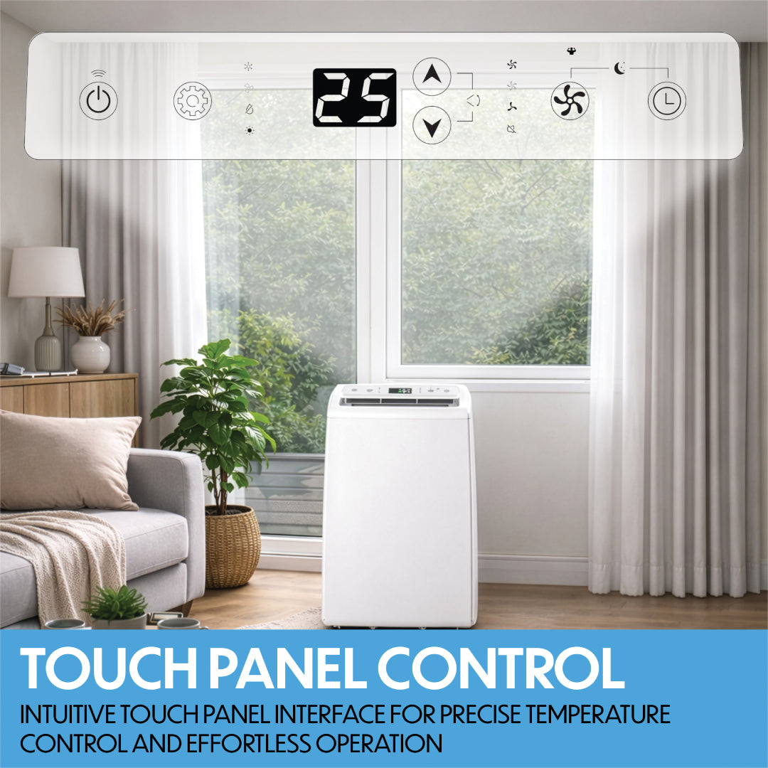 Prem-i-air 4-in-1 12,000 BTU Split Air Conditioner with 24 Hour Timer and App Control