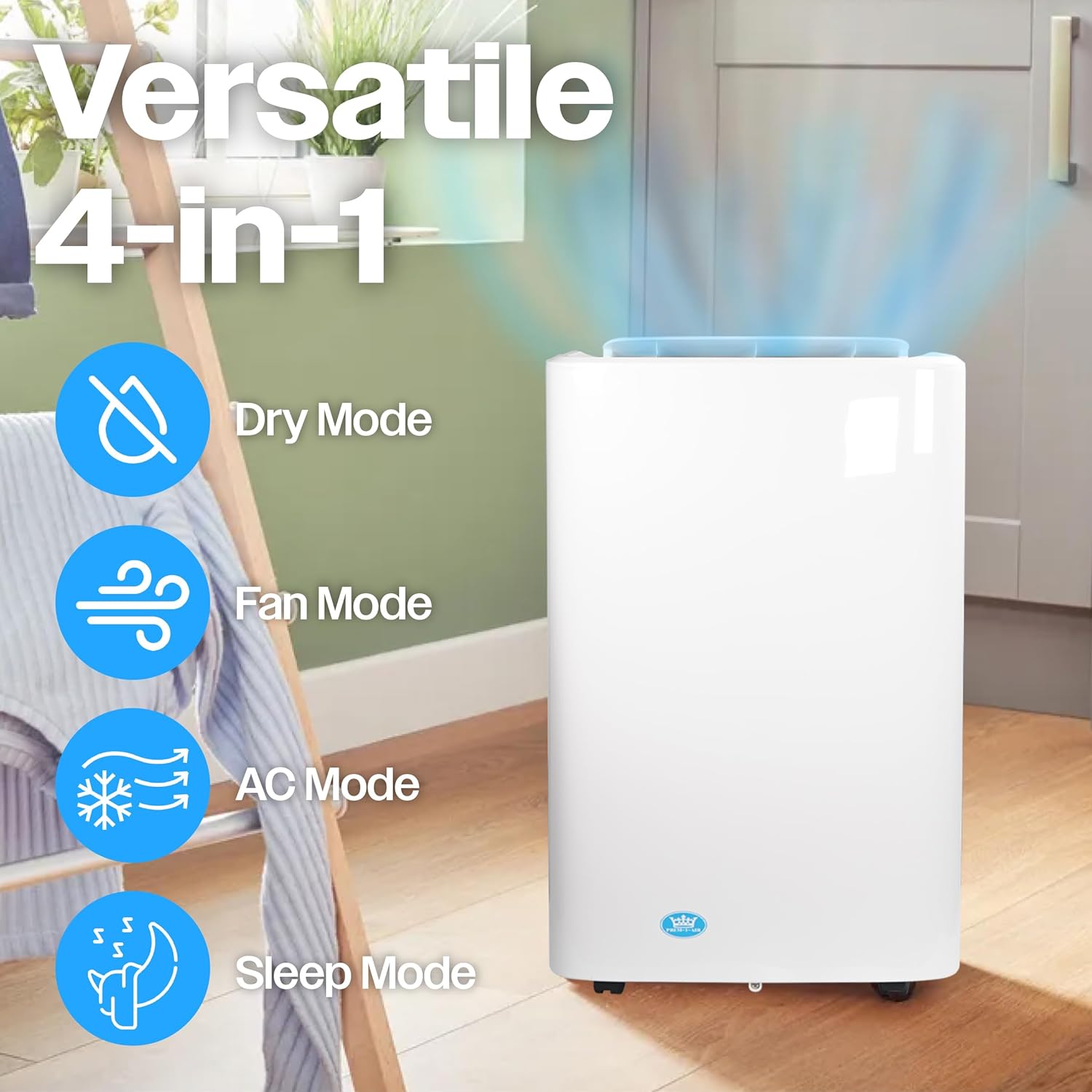 Premiair 14,000BTU Portable Air Conditioner with Remote Control, Window Kit and Dust Cover - EH1926