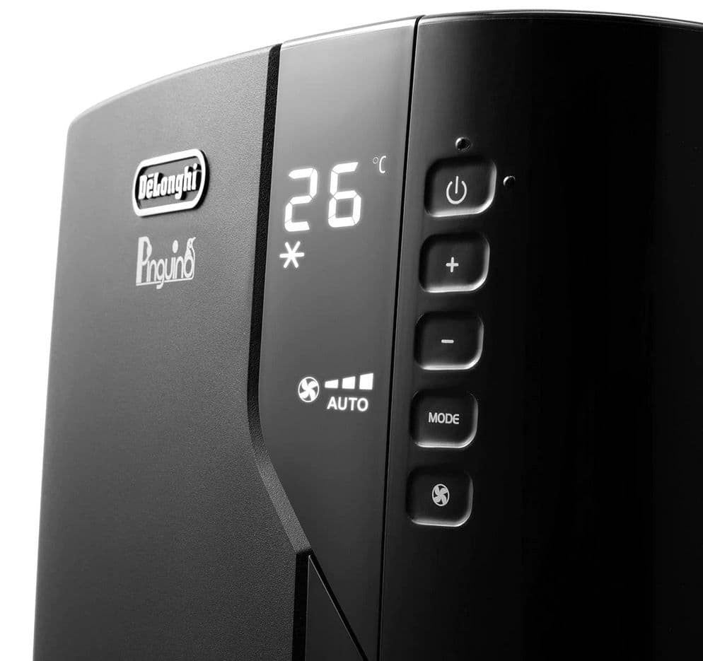 Delonghi Pinguino PAC EX120 Silent Portable Air Conditioner and Dehumidifier with Real Feel Technology 11500 BTU
