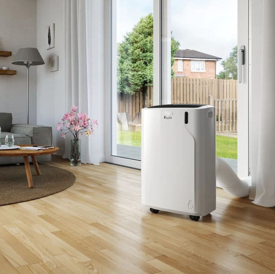 Delonghi Pinguino PAC EM93K Silent Portable Air Conditioner and Dehumidifier 10500 BTU