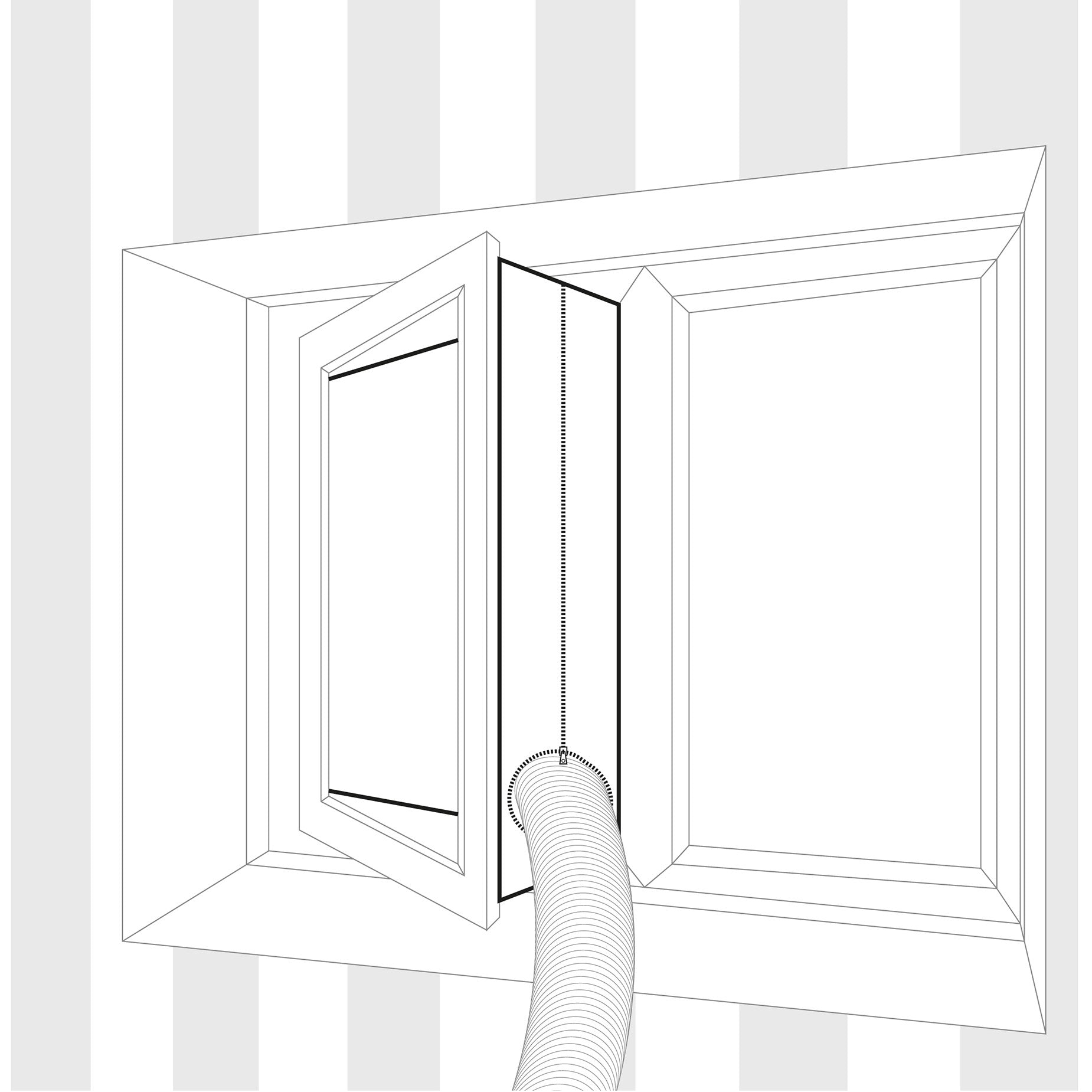 Prem-i-air Portable Air Con Window Seal Kit - EH1927