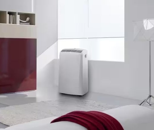 Delonghi Pinguino PAC N90 Silent Portable Air Conditioner and Dehumidifier with Real Feel Technology 9800 BTU