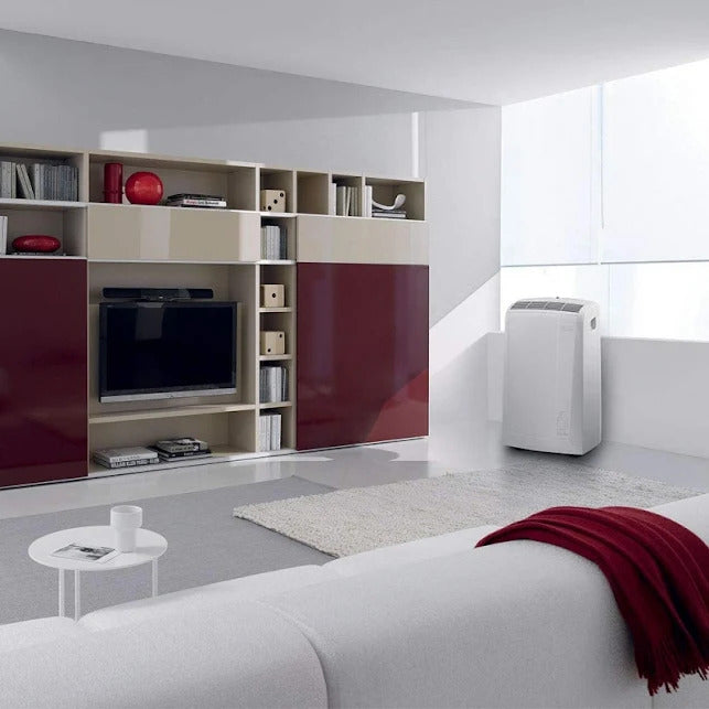 Delonghi Pinguino PAC N82 Silent Portable Air Conditioner and Dehumidifier with Real Feel Technology 9400 BTU
