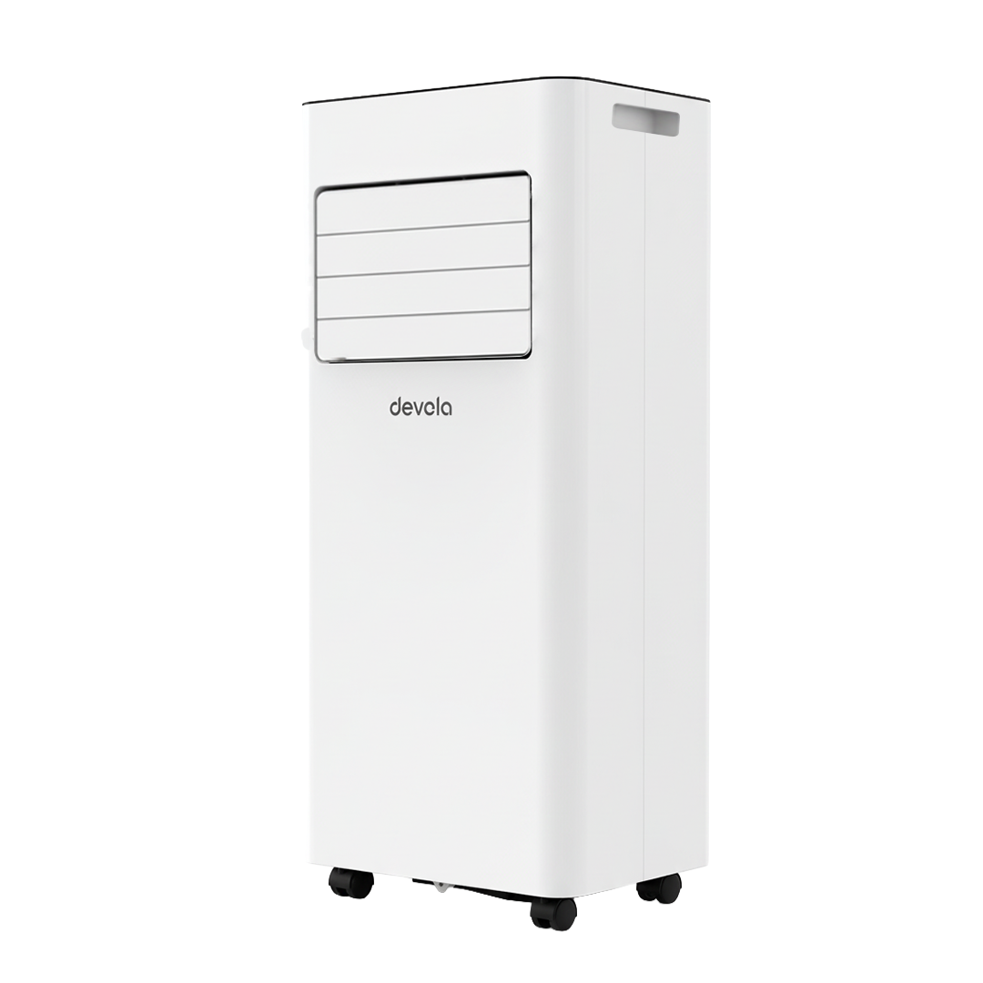 Devola Compact Portable Air Conditioner with Wi-Fi and 2x Window kits - 9000 BTU - Cooling - White - DVAC9K