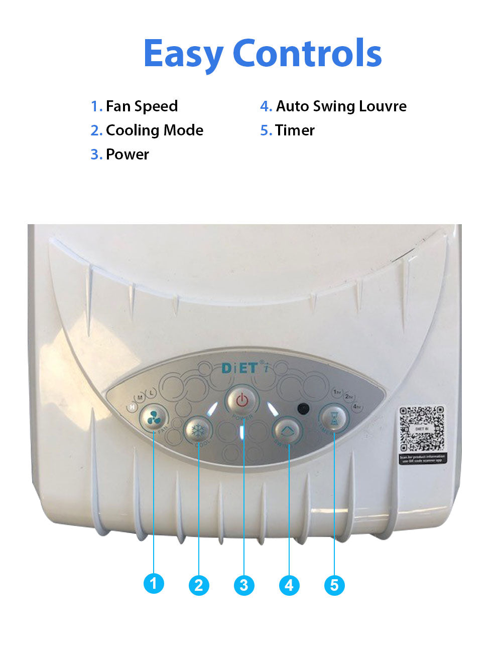 Symphony DiET22i Evaporative Air Cooler (Returned Unit)