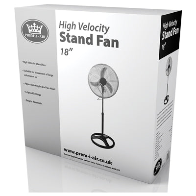 Prem-i-air 18" Hv High Velocity Pedestal Fan - EH1804