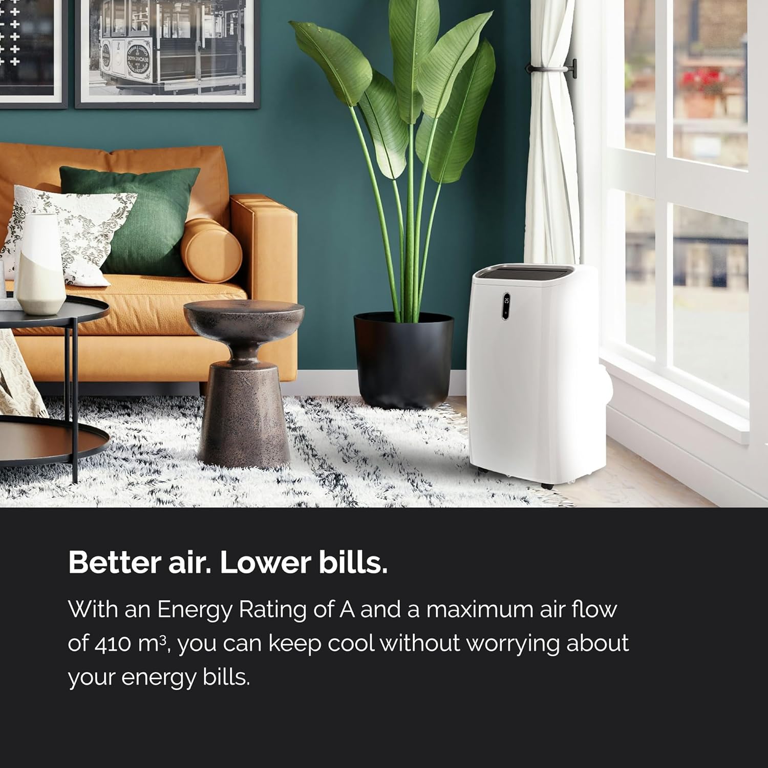 Meaco Pro 12,000 BTU Air conditioner, with Heating - MC12000CHRPRO