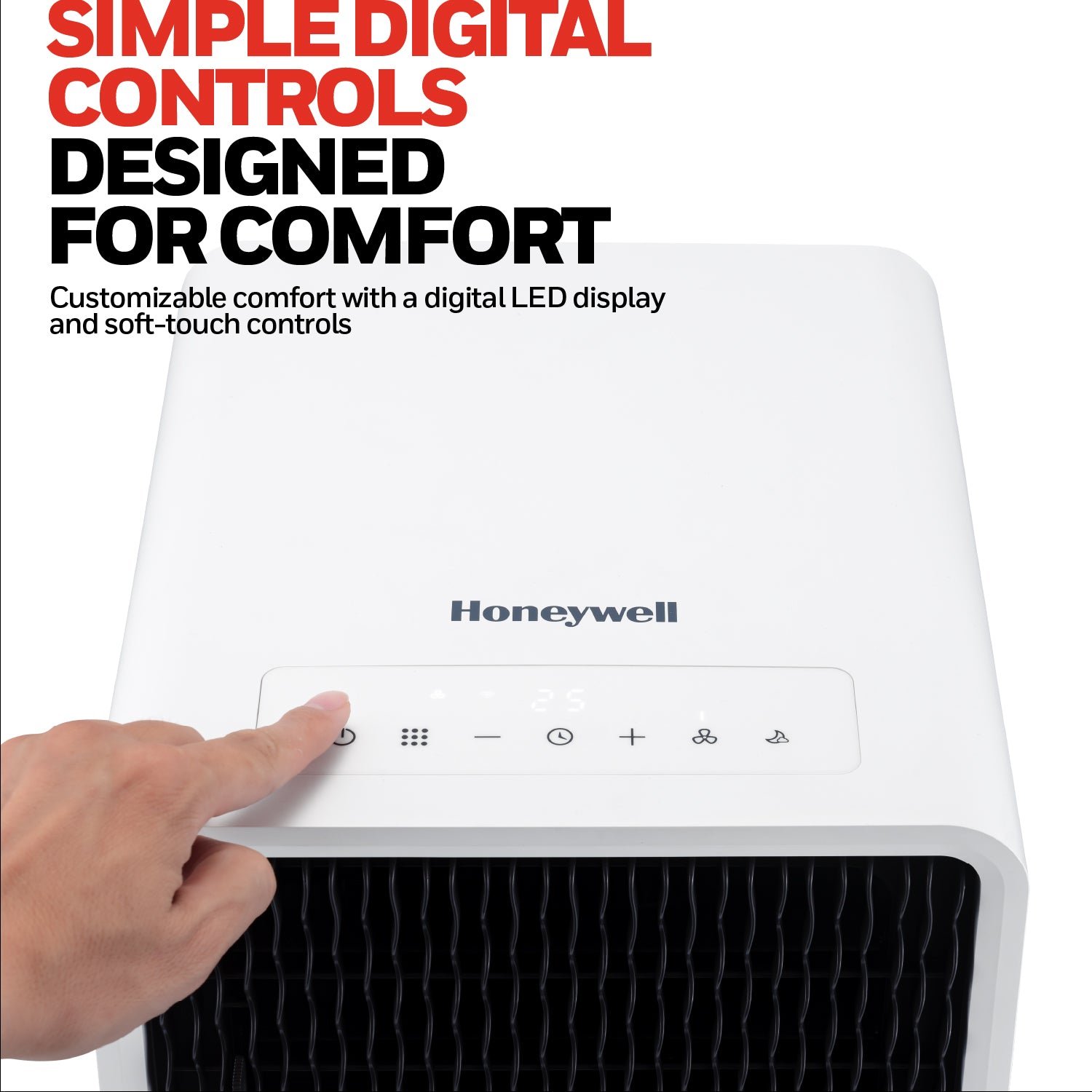 Honeywell HX Series 3-in-1 Cooling, Dehumidifying and Fan 7000BTU Portable Air Conditioner - HX07CESAWG