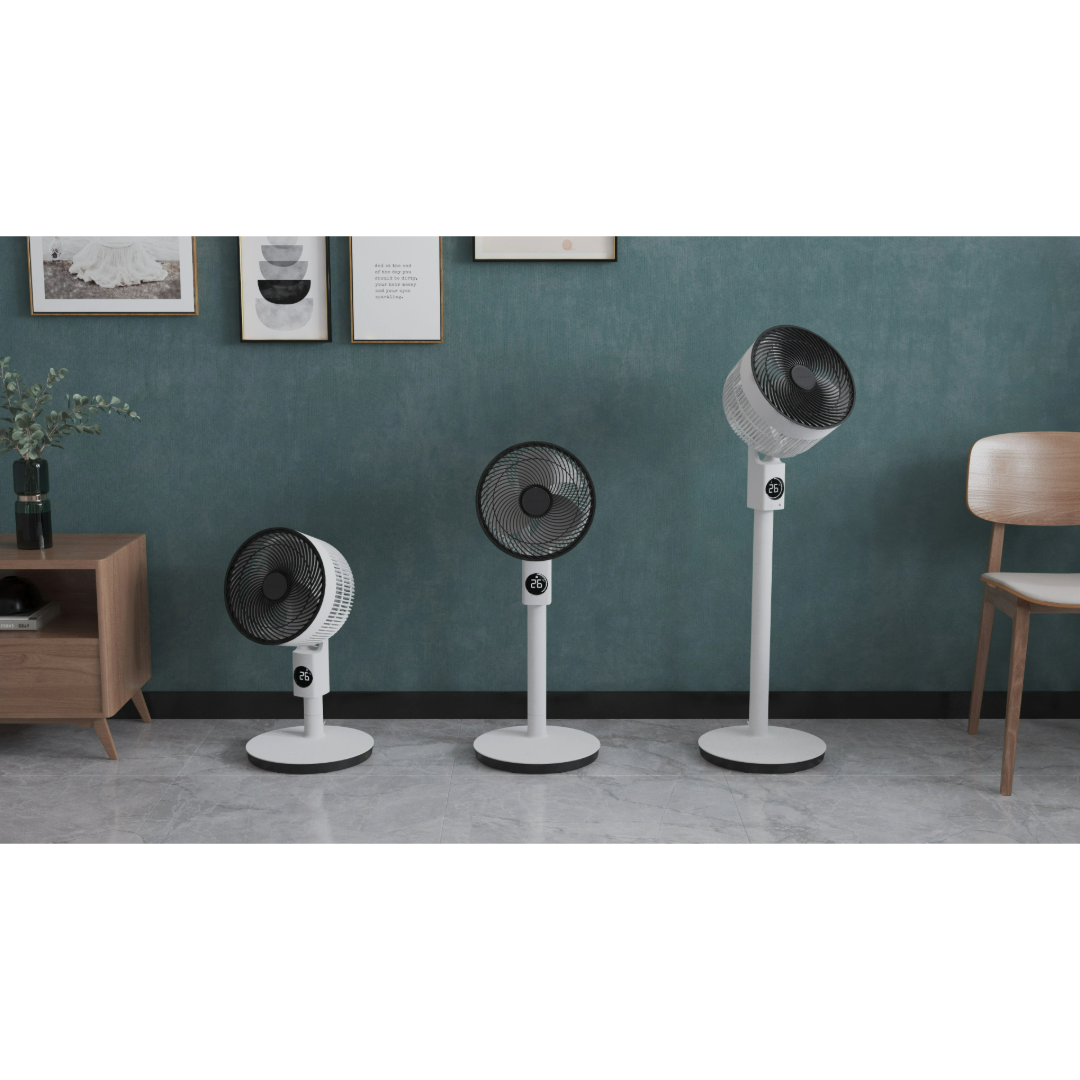 MeacoFan Sefte 10" Pedestal Air Circulator White - SEFTE10PS