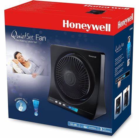 Honeywell QuietSet Oscillating Desk Fan - Black - HT354E1