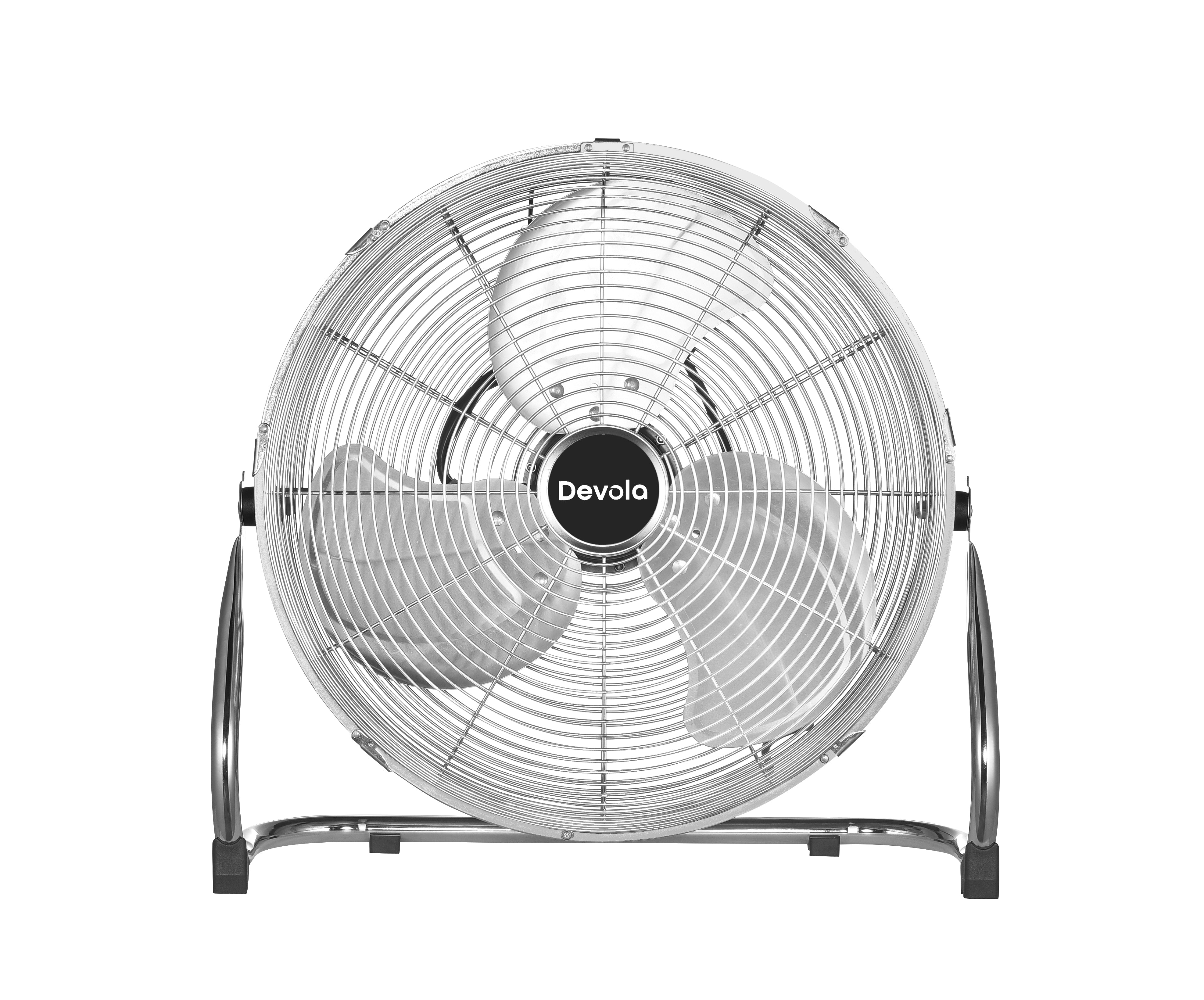 Devola 3 Speed 16-inch Floor Fan - Chrome - DV16FFC