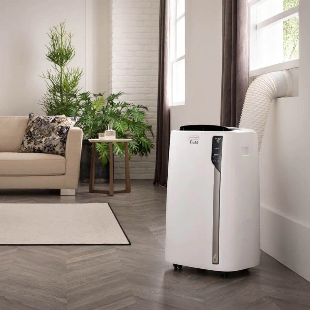 DeLonghi Pinguino PAC EL98 Silent Portable Air Conditioner and Dehumidifier with Real Feel Technology 10700 BTU