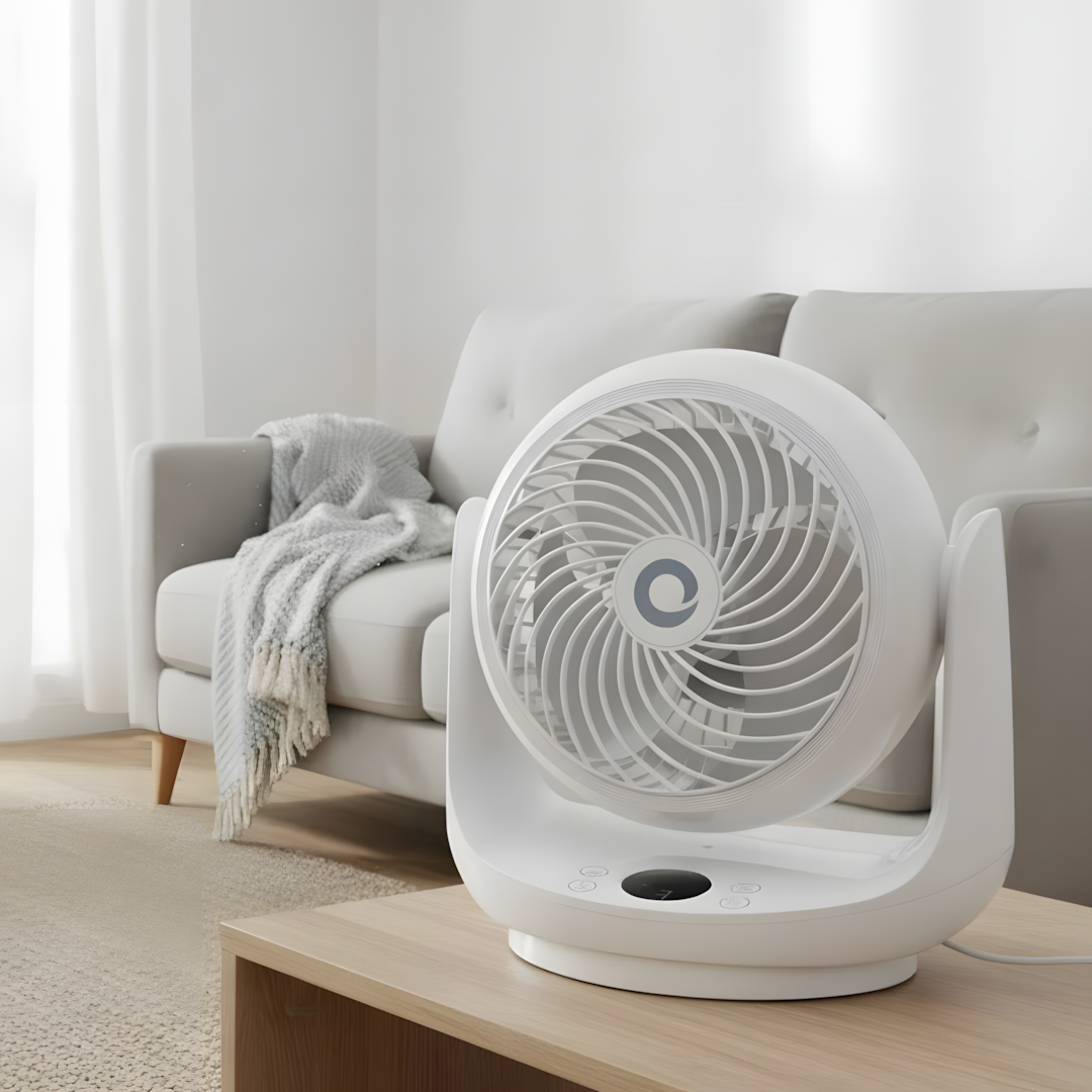 Devola Platinum Low Noise DC 9 inch Air Circulator Fan White - DVF9DCFAN
